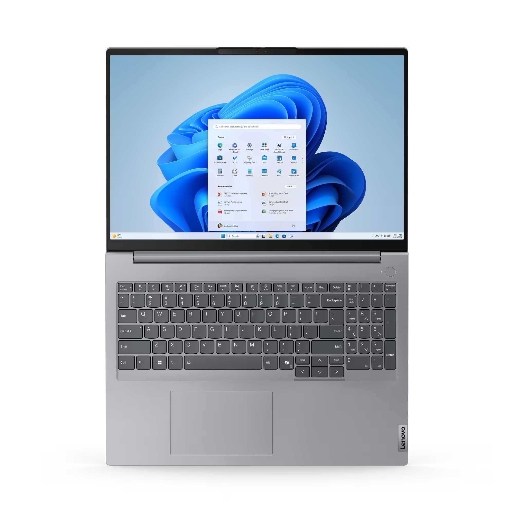 = Ноутбук Lenovo Thinkbook 16 G7 IML /Ultra7-155H/16GB/512GB/16" WUXGA