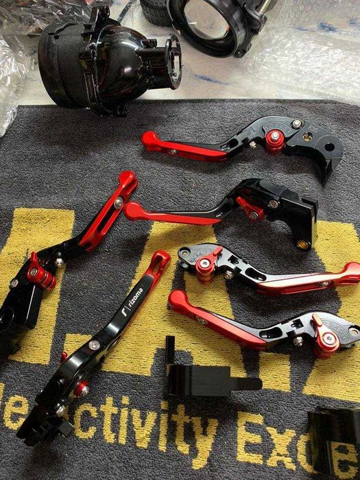 Manete liviere racing rizoma extensibil și rabatabil