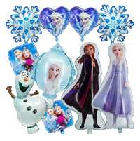 Set decorațiuni petrecere copii Frozen Elsa și Ana Livrare Gratuită
