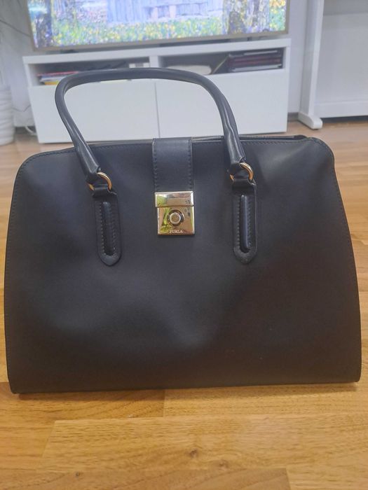 Дамска кожена чанта Furla Milano