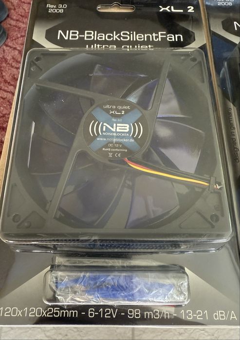 Ventilator pentru PC - NoiceBlocker BlackSilentFan XL 1