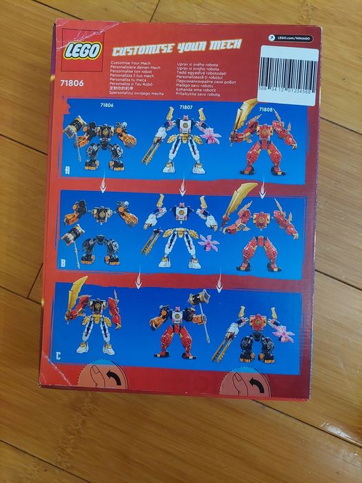 Vând set lego ninjago 71806 cole's elemental earth mech (sigilat)