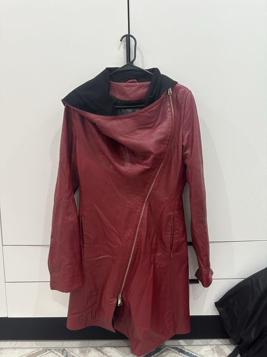 Плащ кожанный, бу