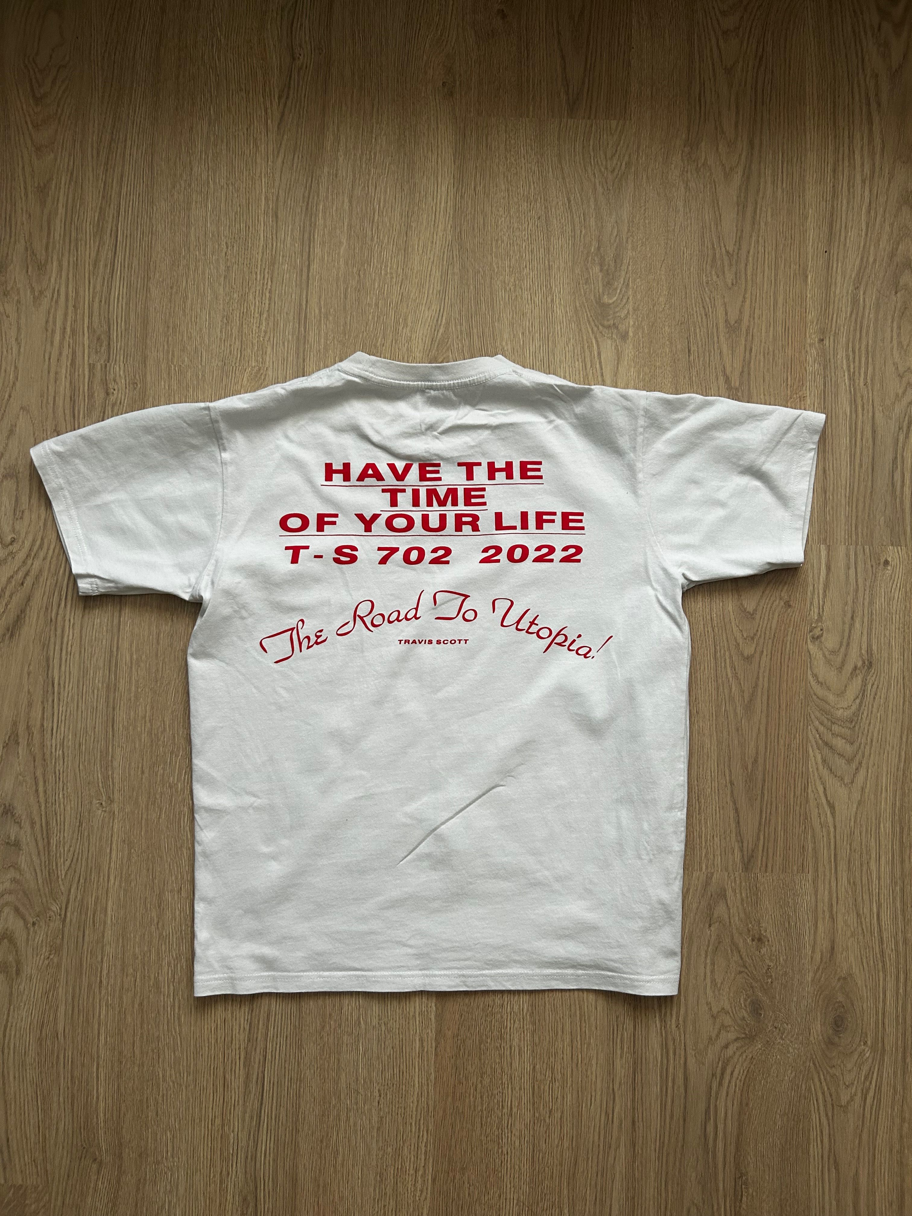 Travis Scott jackpot white tee