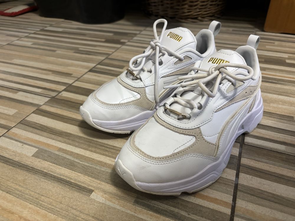 Pantofi sport din piele intoarsa Cassia Lux, Puma