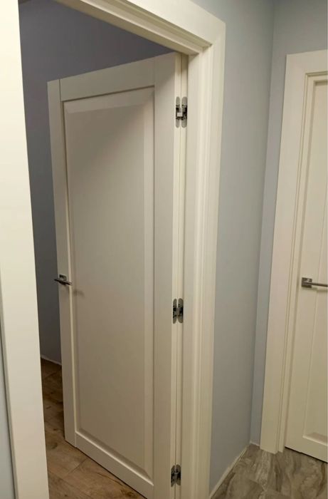 Покраска лестницы и дверей