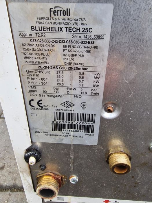 Ferroli Bluehelix Tech 25 C , Ferroli toate modelele