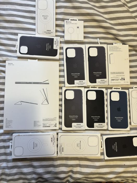 Huse  iphone , originale de, pro max 15, de 15 pro si ipad pro, new !