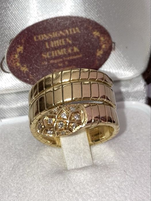 Inel aur 18kt.cu diamante