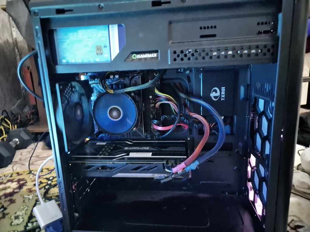 Игровой компьютер i5 9500Т, r9 380 4 гб, 256 ssd, 1 тб hdd, 8 Гб озу