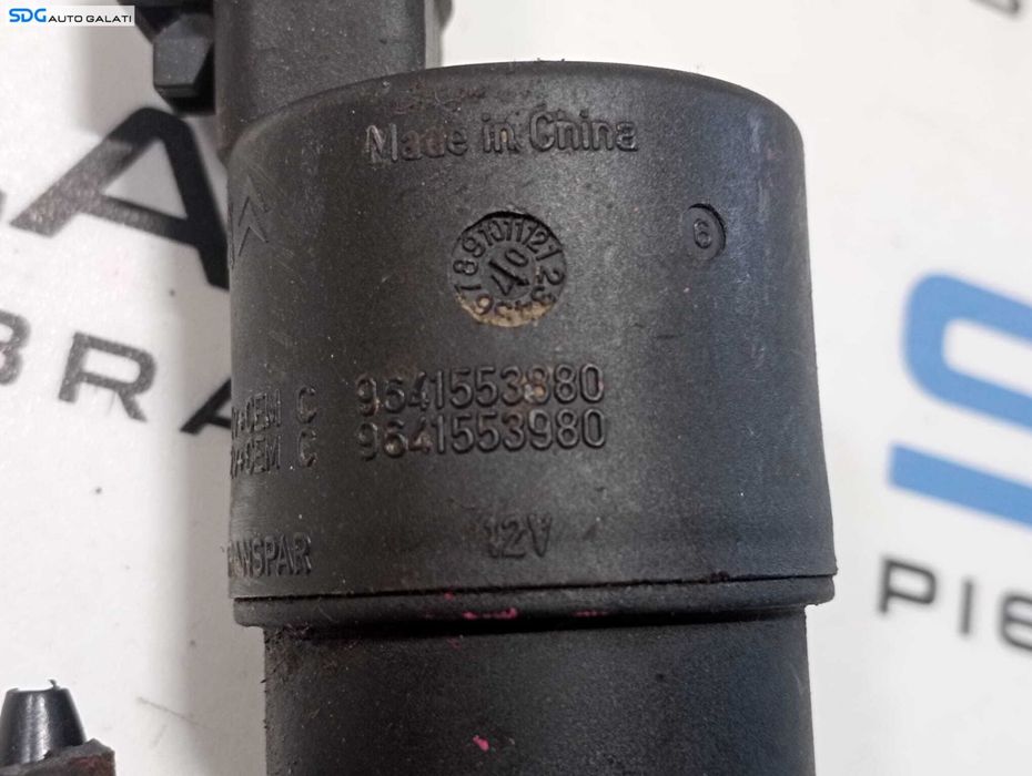 Pompa Motoras Vas Rezervor Lichid Stropgel Parbriz Renault Clio 3 2005 - 2009 Cod 9641553880 9641553980 [M5488]