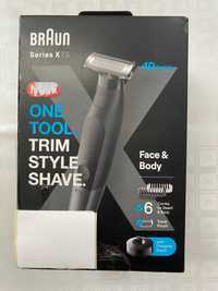 Aparat hibrid de barbierit si tuns barba Braun Series X XT5300 Wet&Dry