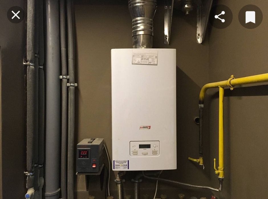 Ремонт газовых котлов и водонагревателей, установка газовых котлов