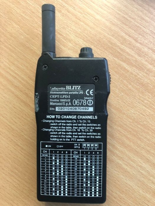 Stație radio portabila Lafayette BLITZ - 2 buc