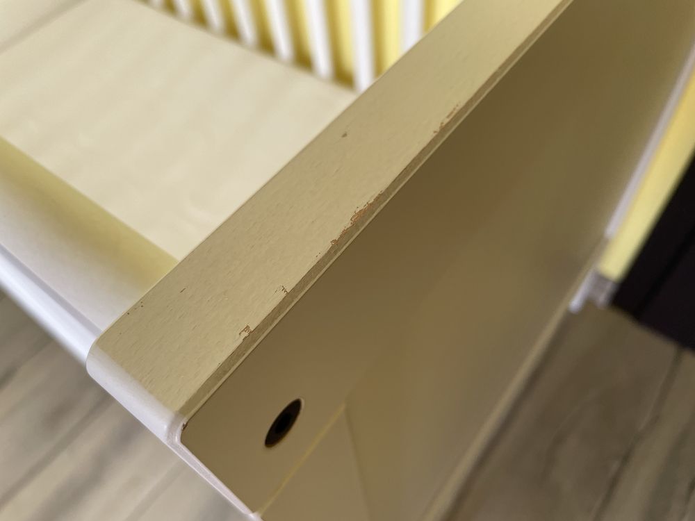 Бебешко креватче и матрак, IKEA Sundvik, 60x120 см, височина на 2 нива