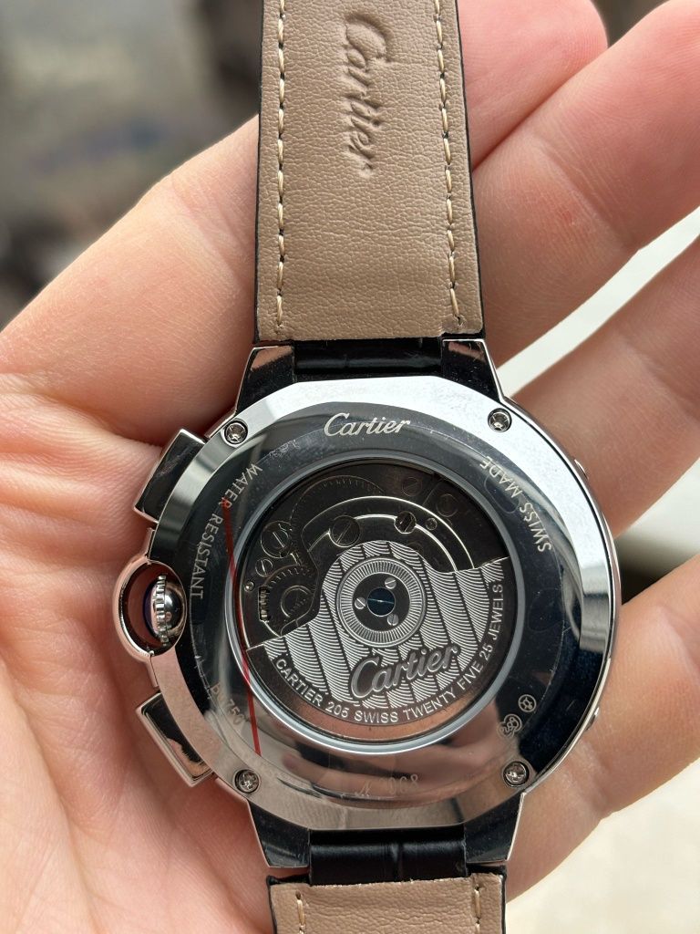 Ceas Automatic Cartier Argintiu-Negru