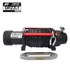 Troliu Grizzly Winch 13000lbs cablu sintetic 150:1 OFFROAD PLATFORMA