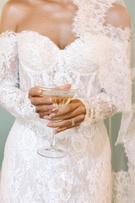 Rochie scurta de mireasa Royals