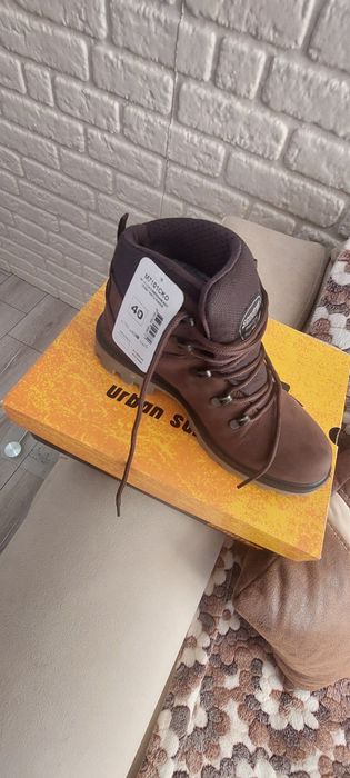 Унисекс боти от естествена кожа чисто нови