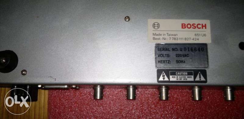 BOSCH 651 U6 - 6 Channel Alarming & Looping Switcher