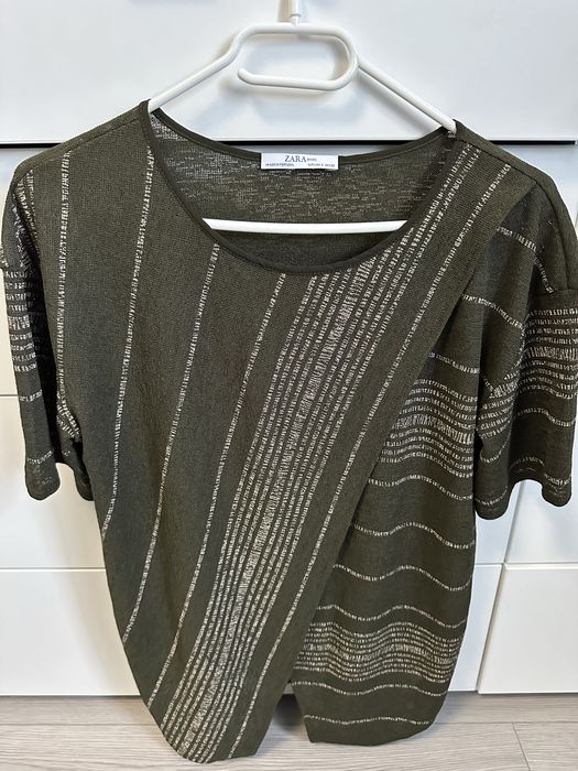 Tricou Zara decupat in fata