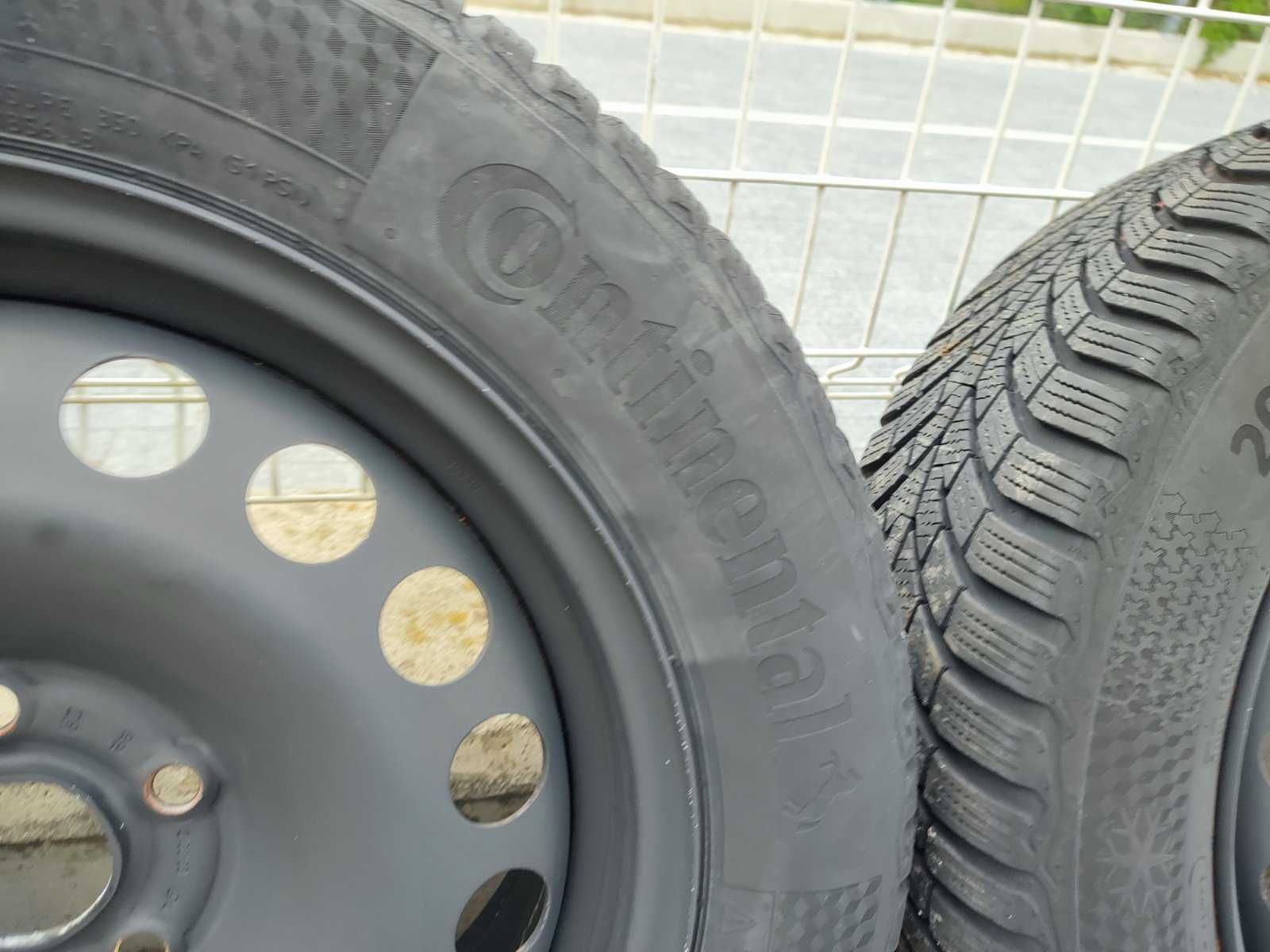 270 - 4бр. Стоманени джанти 16'' 5x105 с гуми 205/55R16 Opel Astra
