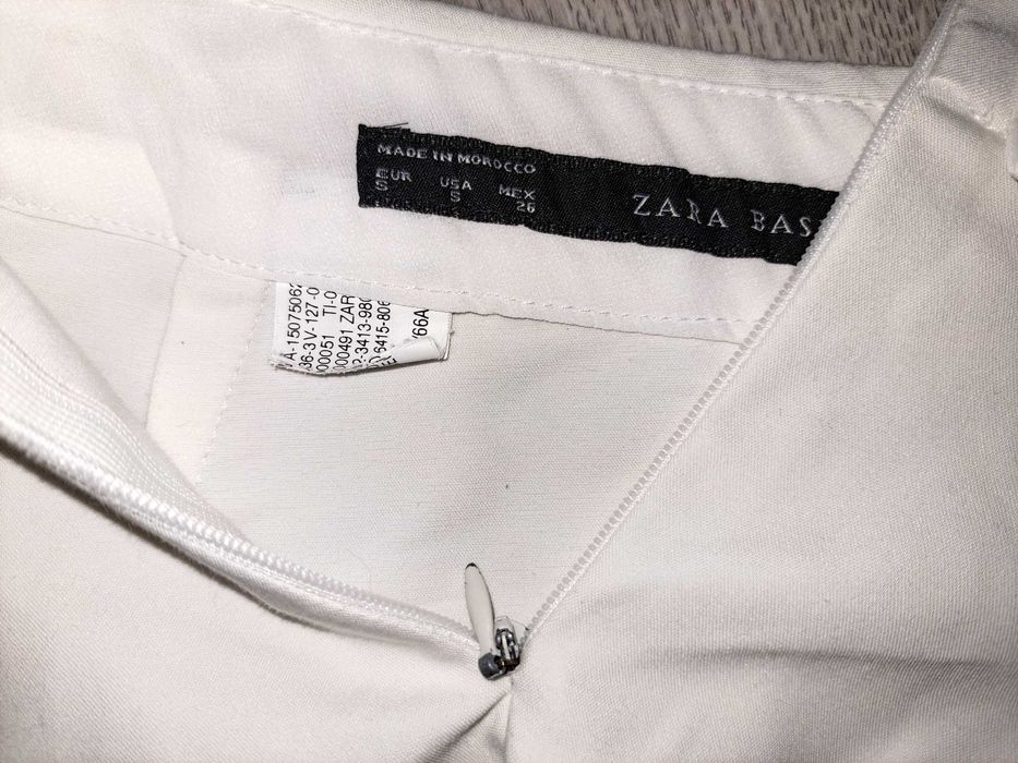 fusta pantalon scurta alba