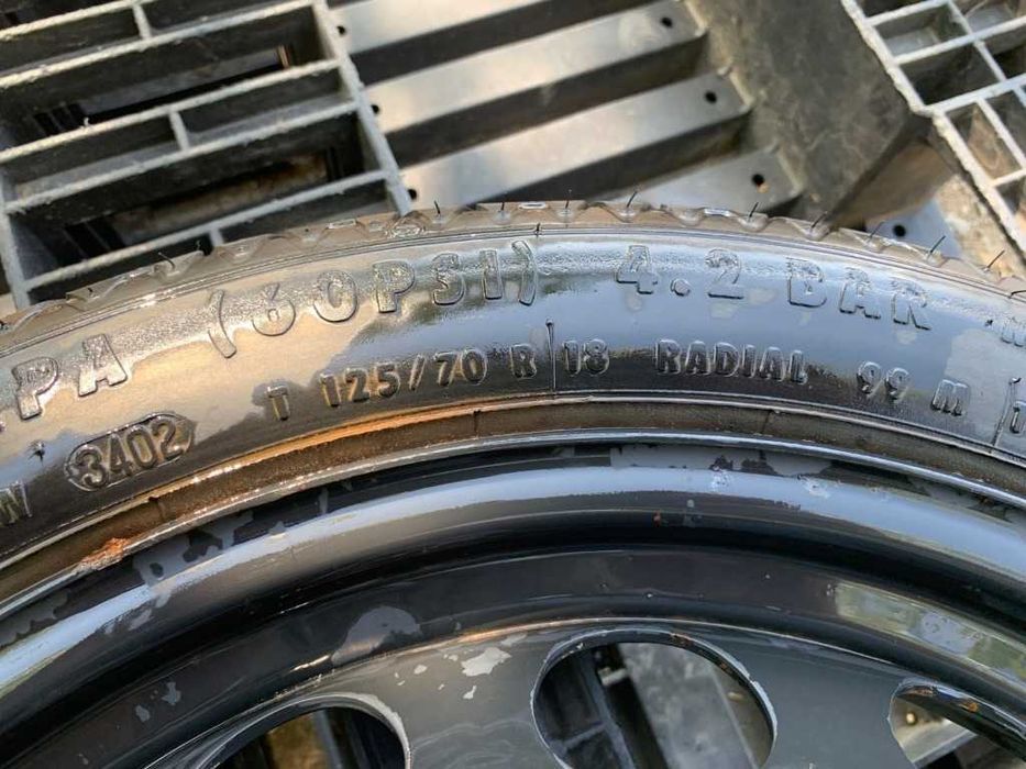 Резервна гума/ПАТЕРИЦА Continental 18" 5x100 за Vw,Audi,Skoda,Seat