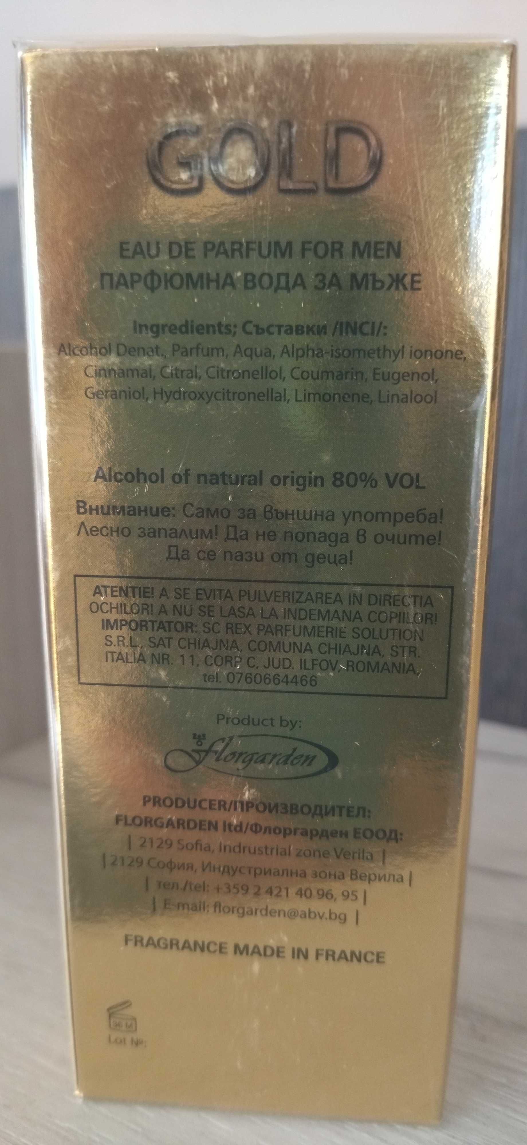 Оригинален парфюм  Gold $ EDP, 35 мл