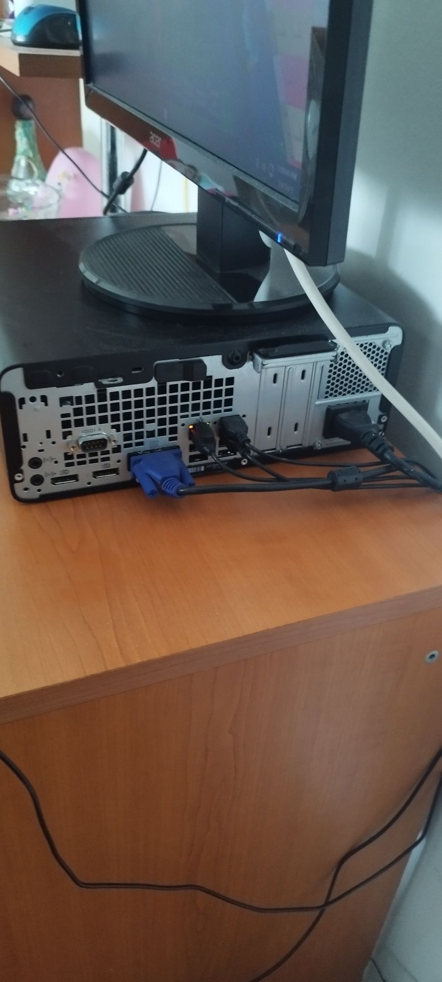Calculator, unitate + monitor, mouse wireless
