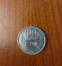 Moneda romaneasca 100 lei din 1994, stare de conservare f buna