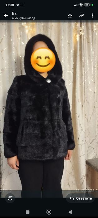 Продам норковую шубу трансформер  черный брилиант