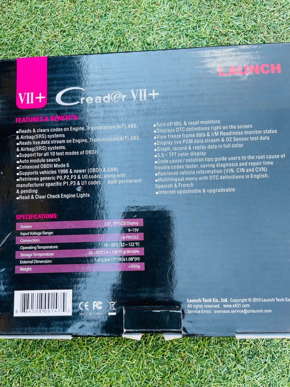 LAUNCH Creader VII OBD2 Уред за диагностично сканиране / диагностика