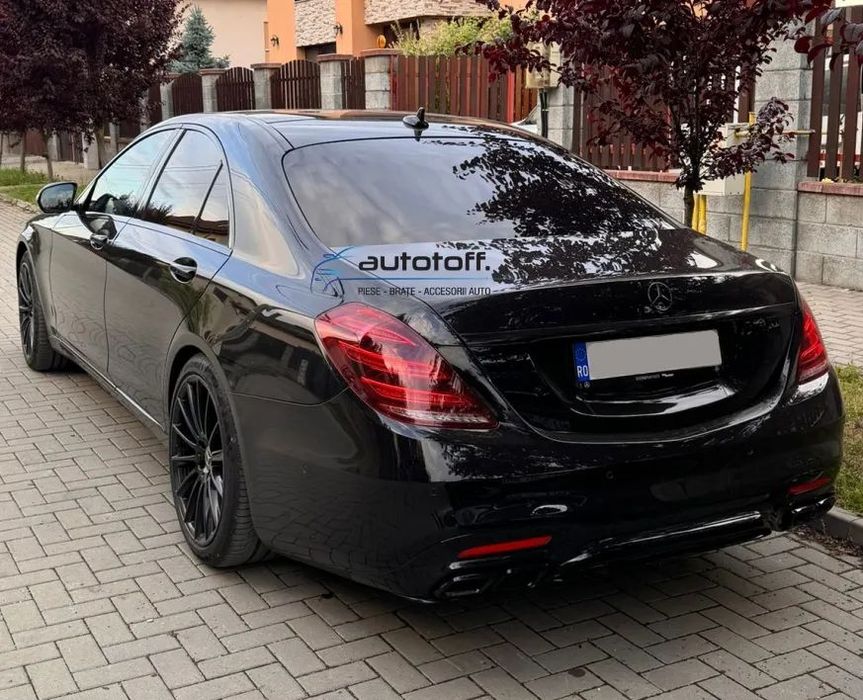 Stopuri Full LED compatibile cu Mercedes S-Class W222 (2013-2017) Semnalizare Secventiala Facelift Design