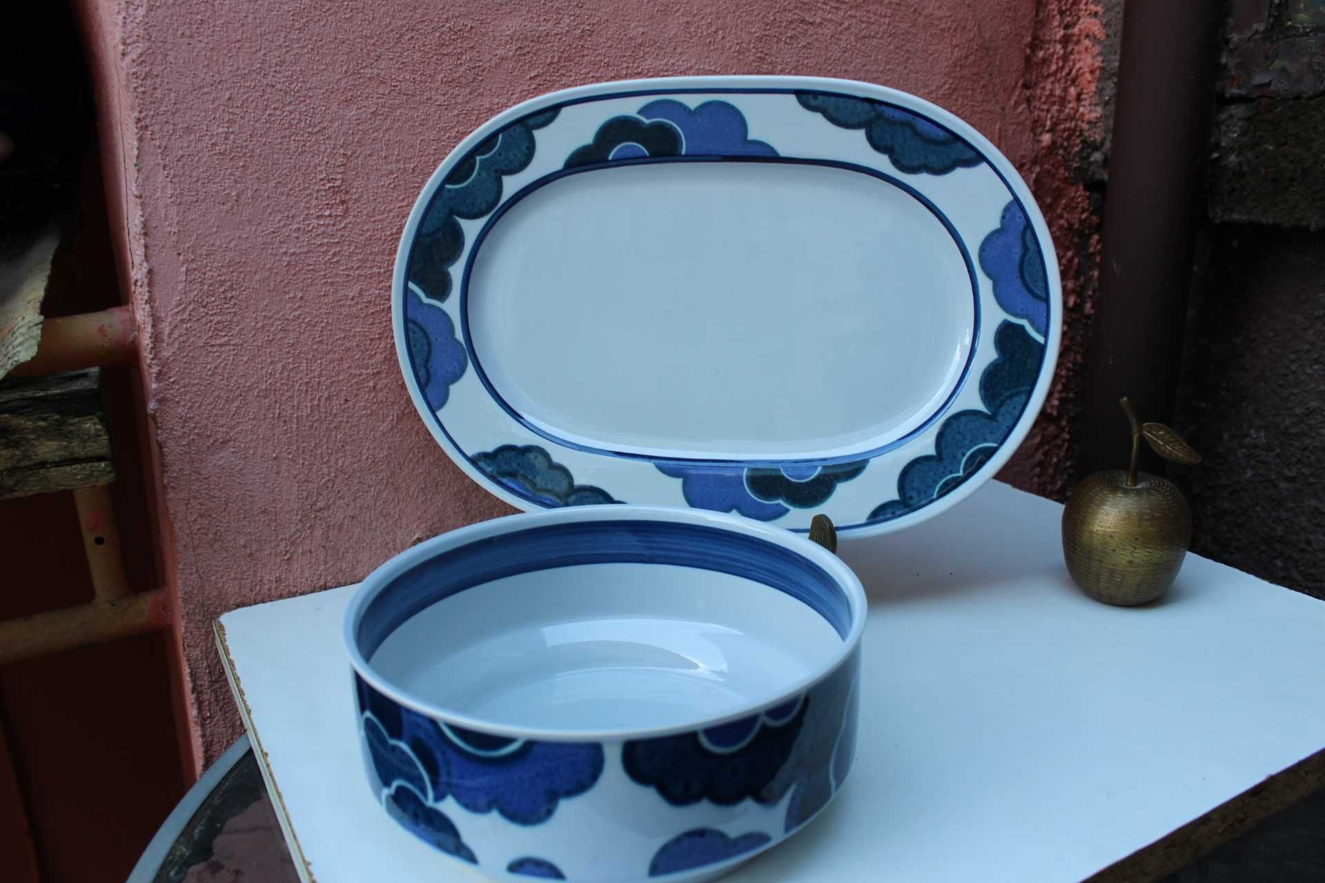 Platou si bol portelan colectie VILLEROY & BOCH Blue Cloud