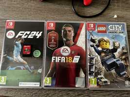 Lot 3 jocuri nintendo switch Mario, fifa