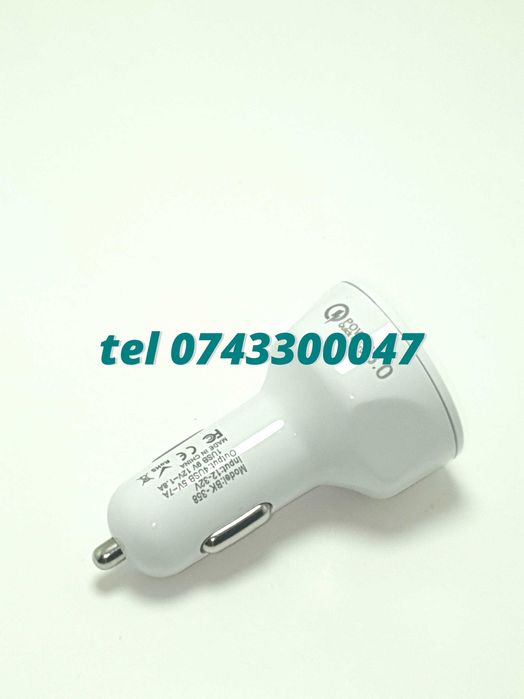 Superfastcharge Incarcator Auto Cu Patru Porturi Usb Partycharge