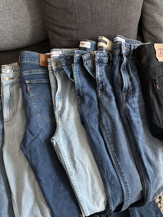 Дамски дънки zara levis guess