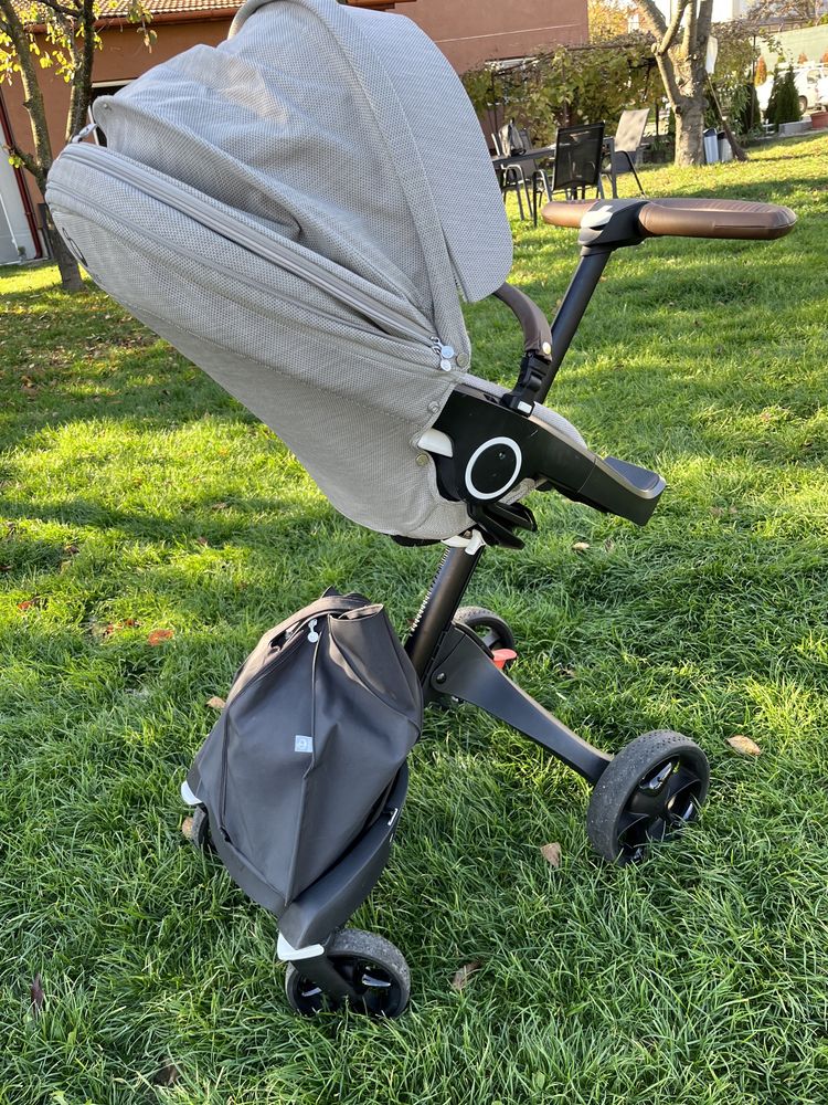 Stokke Xplory V6 2 în 1 Brushed Grey