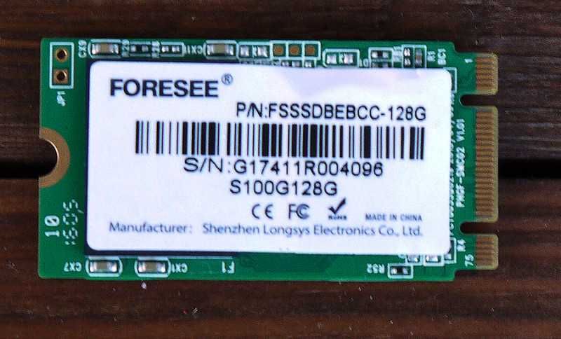 Твердотельный накопитель SSD M.2 . 128gb. количество.новые.