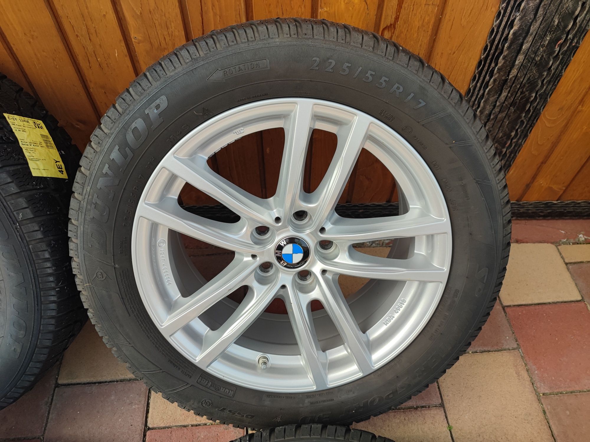 Jante originale BMW G30 G31 225 55R17 iarna Dunlop 2019