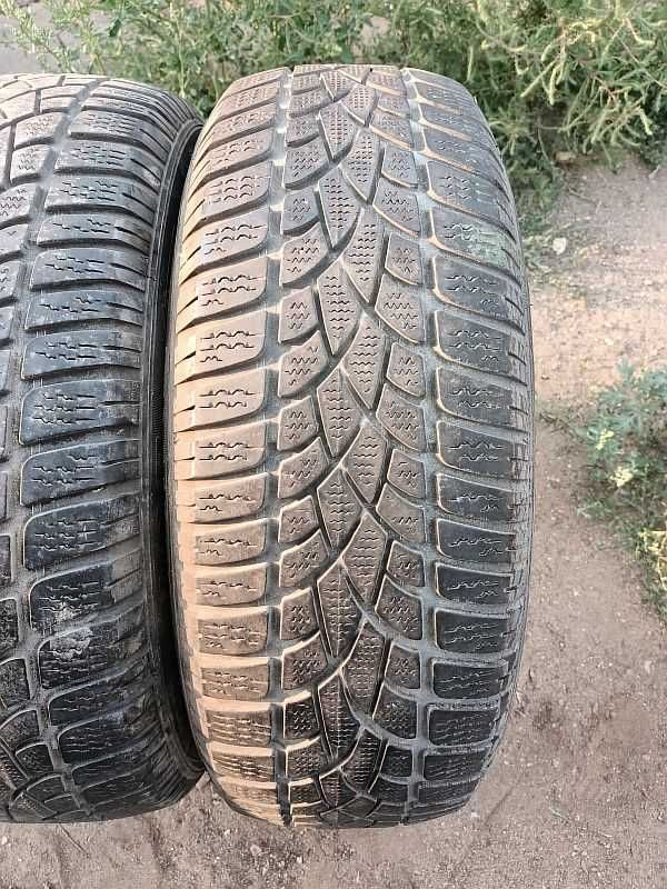 Шины 195/65 R15 - "Dunlop SP Winter Sport 3D" (Германия), всесезонные.