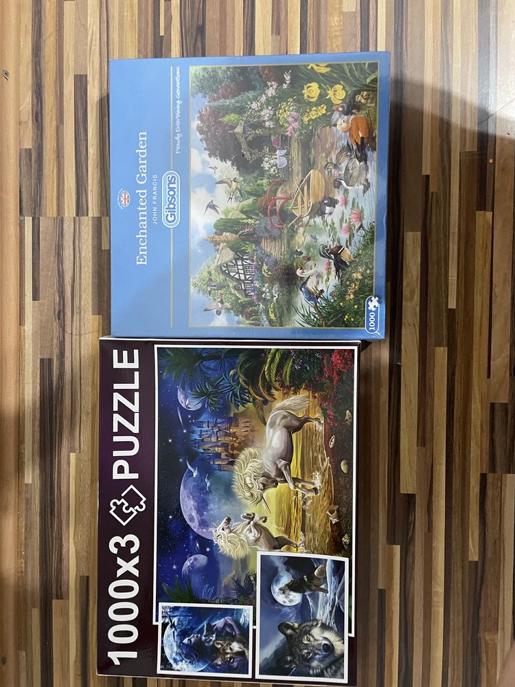 50lei 4xPuzzle 1000 pese