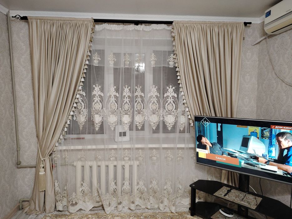 Продам тюль и шторы. Бу