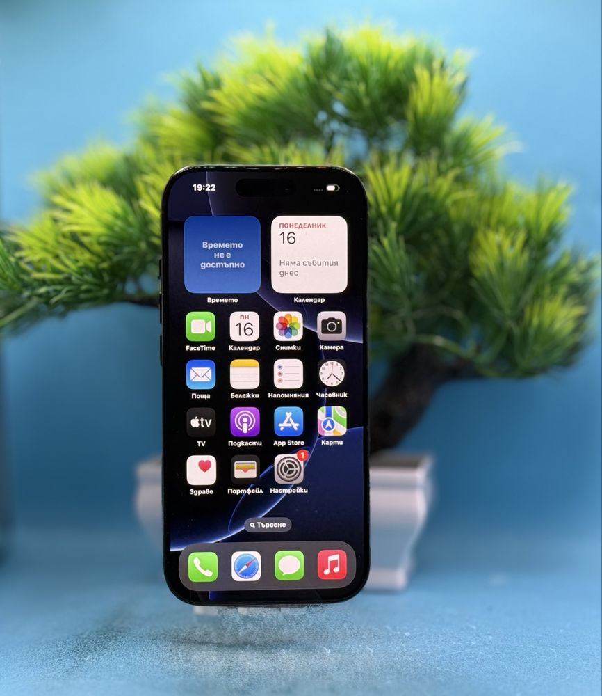 ГАРАНЦИОНЕН!!! Apple iPhone 16 Pro, 128GB, 5G, Black Titanium