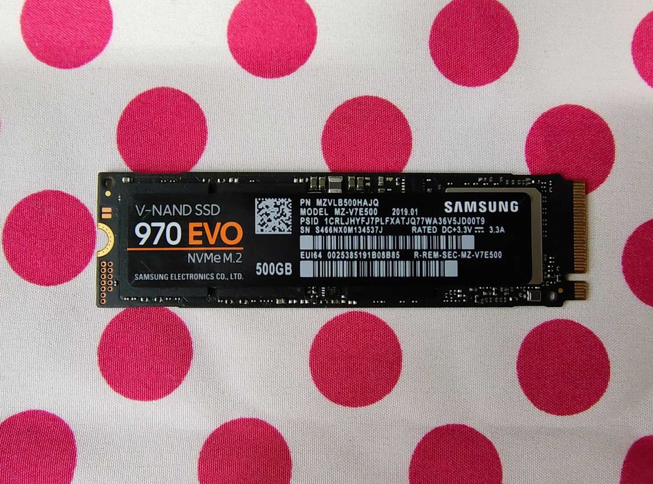 SSD Samsung 970 EVO 500GB PCI Express 3.0 NVMe, M.2.