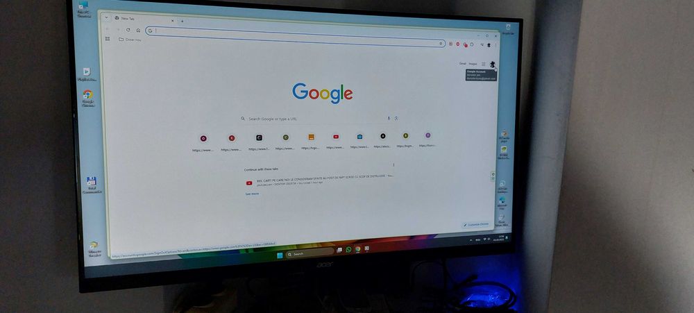 Monitor Acer,mare și nou la cutie