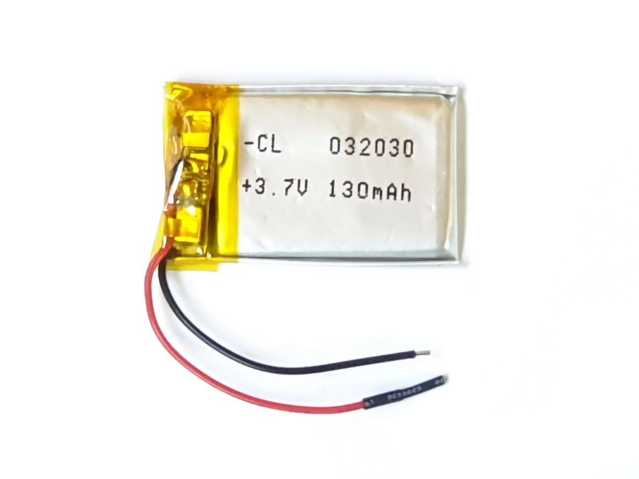 032030 - Acumulator Li-Polymer - 3,7 V - 130mah - 30x20x3 mm