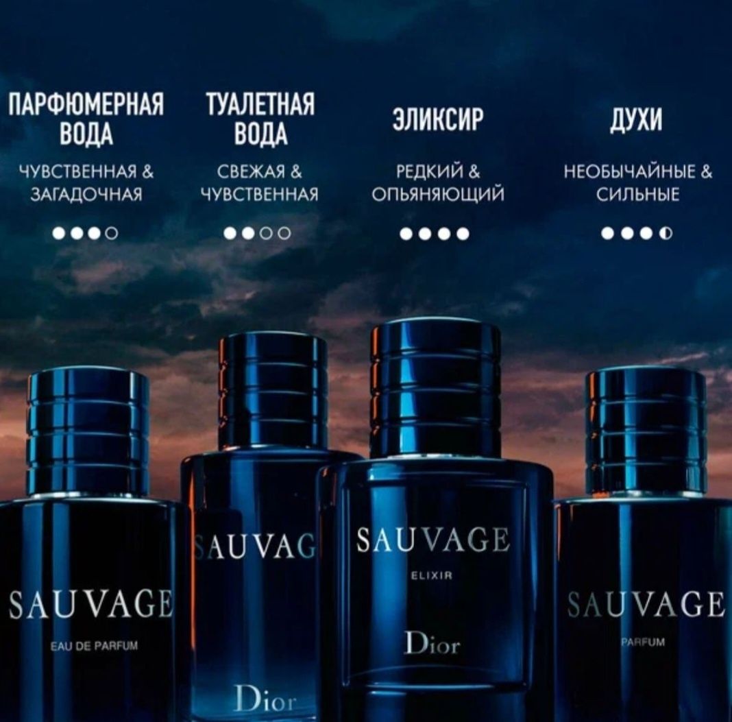 Dior Sauvage EDT. Парфюм