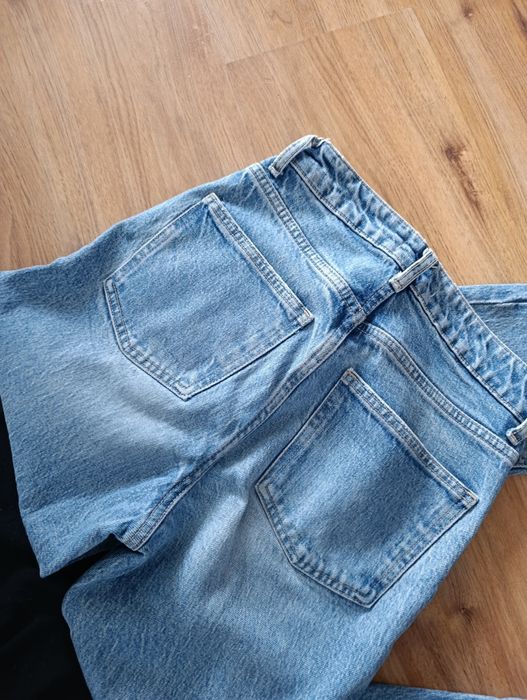 Сетове Дънки Mom fit 34 XS с топове
